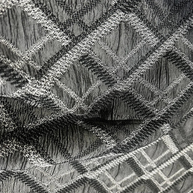 Medieval Relief Jacquard Cotton Fabric Spring Autumn Brocade Clothing Designer Jacket for Diy Sewing Cloth Material