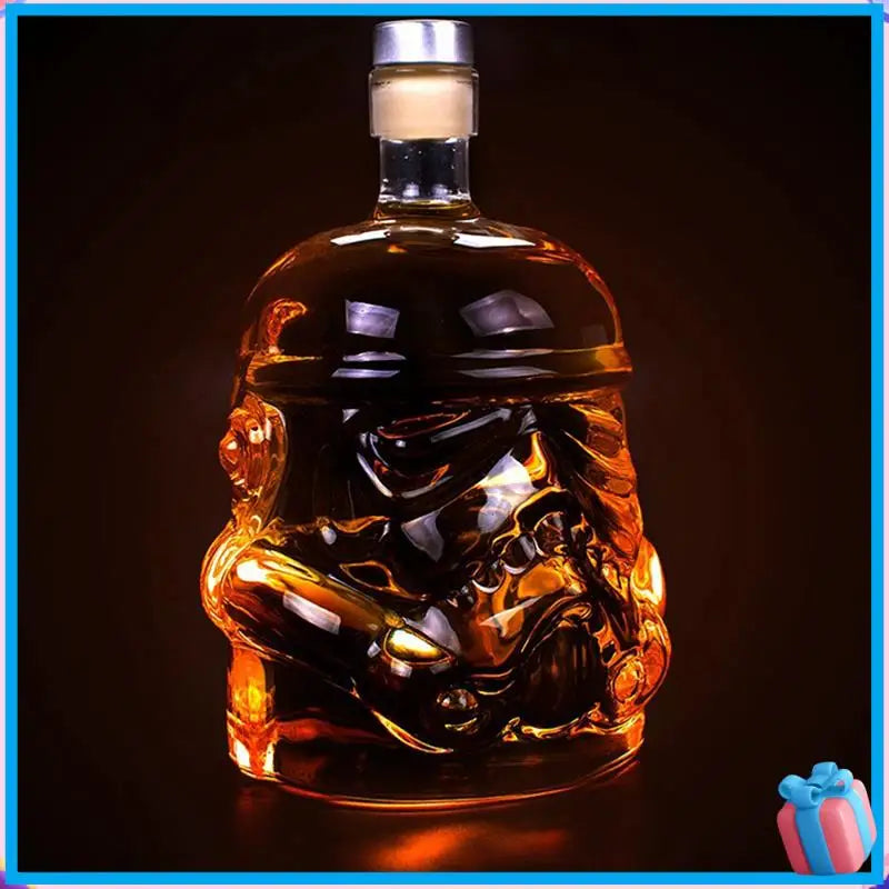 Transparent Skull Glass, High Borosilicate Glass, Heat-Resistant Wine Utensil,Skull Wine Bottle Durable