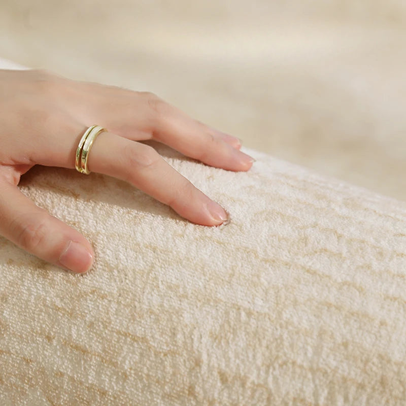 French Cream Style Waterproof Carpet Bedroom Fluffy Soft Thickened Sofa Carpets  Living Room Decoration Large Area Rug 러그  kовер