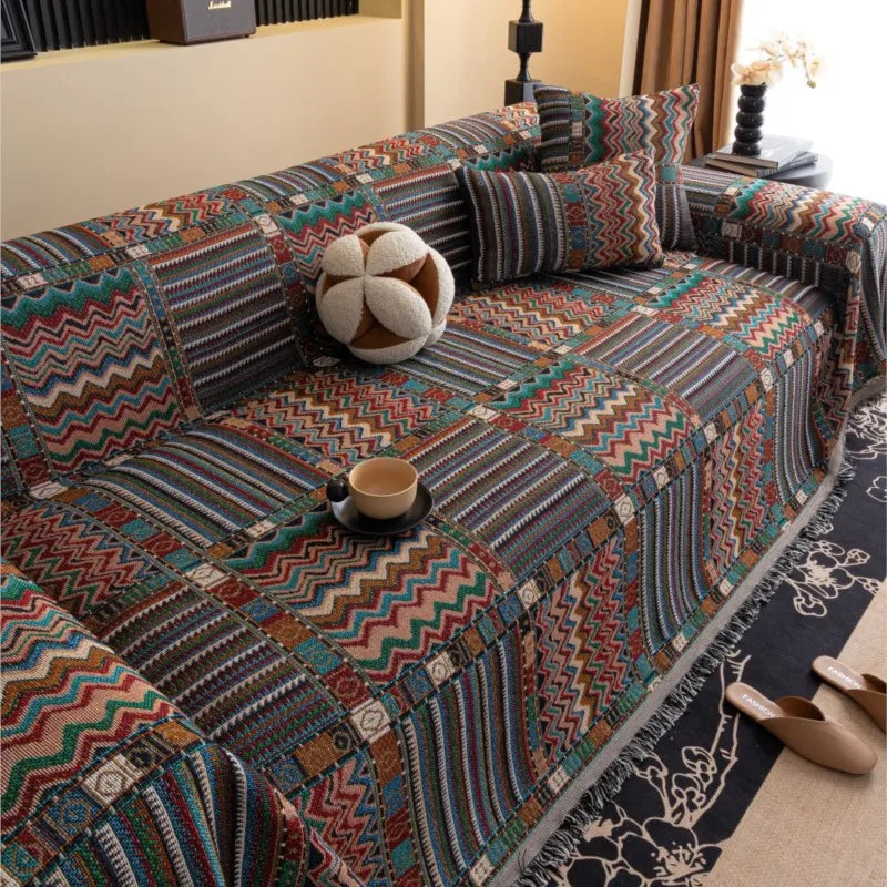 Sofa Covers Chenille Sofa Mats Country Style Throw Blankets Mats 2025 All-season Camping Picnic Persian Style Sofa Cover