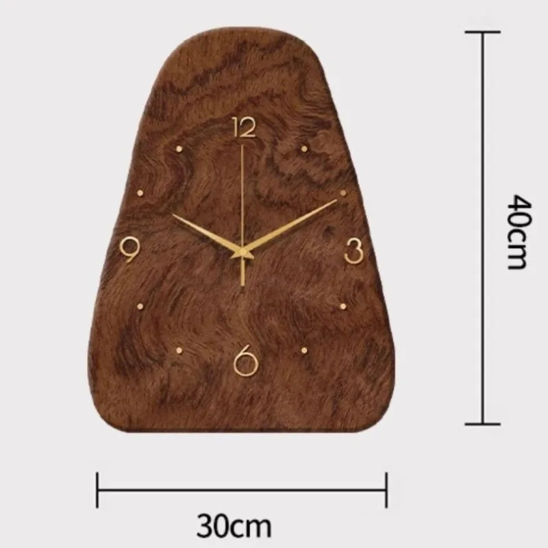 Vintage Table Clock Wooden Wall Clocks Aesthetic Luxury Living Room Desk Watch Decorative Silent Wall Watches Table Decorations