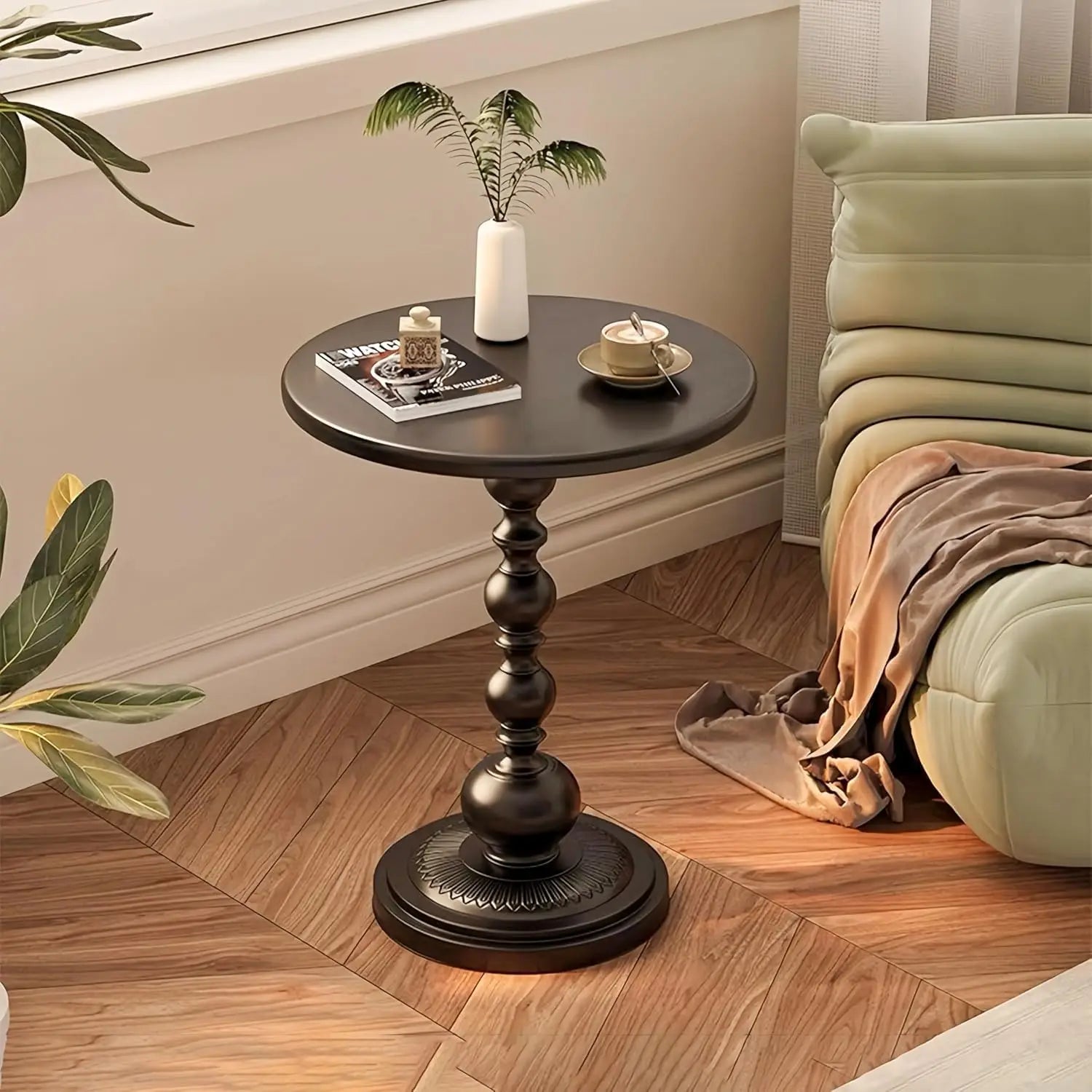 Matte Metal Side Table - Perfect Accent for Any Room – view 3, modern home furniture