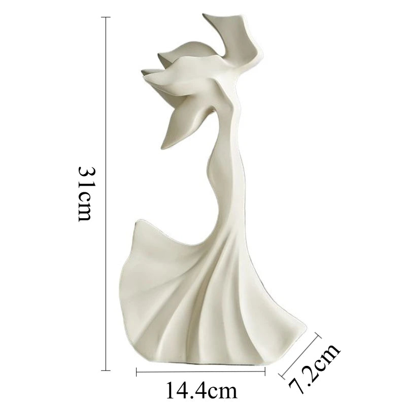 Creative Ornaments Interior Figurines Miniature Sculptures Living Room Office Desk Accessories Modern Decoration Holiday Gifts