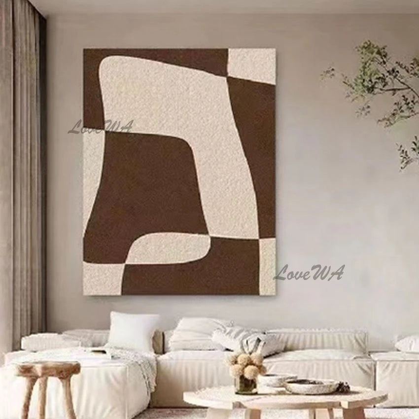 Unframed Sleeping Room Abstract Wall Decor Modern Art Painting Examples Picture Canvas Roll Design Acrylic Painting Artwork