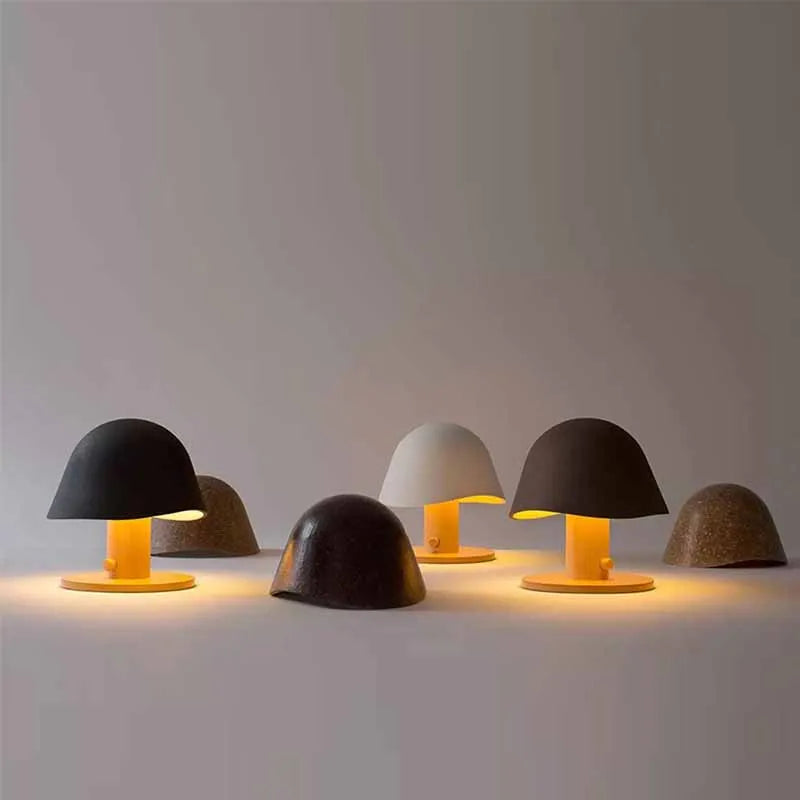 Mushroom Table Lamp Nordic Light Luxury Color Living Room Table Lamp Creative Bedroom Bedside Lamp Drop Shipping