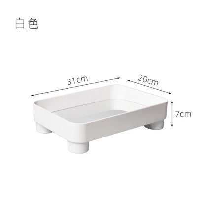Nordic Acrylic Square Storage Tray Fruit Tray Storage Tray Cup With Perfume Small Object Desktop Decoration Tray