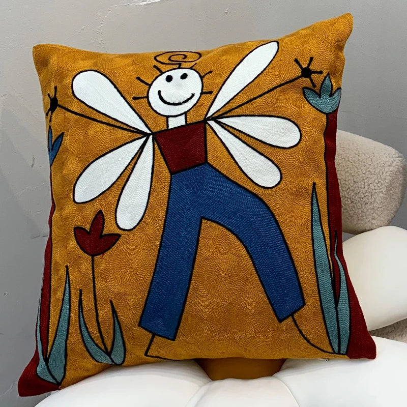 new style Cushion Cover Picasso Embroidered Decorative Throw Pillowcases Abstract Creative Decoration For Home Sofa Car Covers