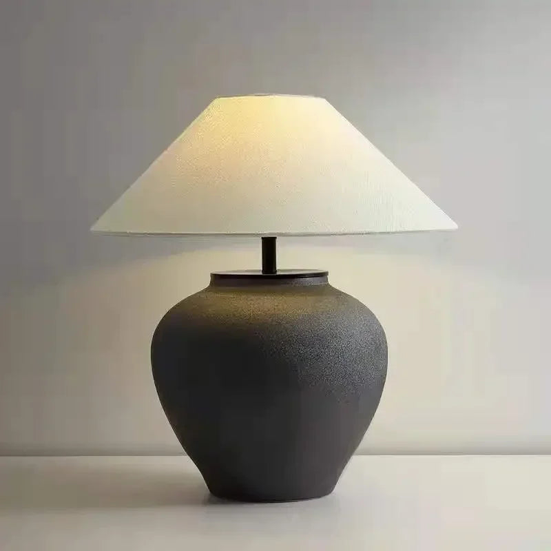 Vintage Art Ceramic Led Table Lamps Retro Bedroom Table Stand Lamps Living Room Bedside Floor Lights For Room Decor Fixture Led