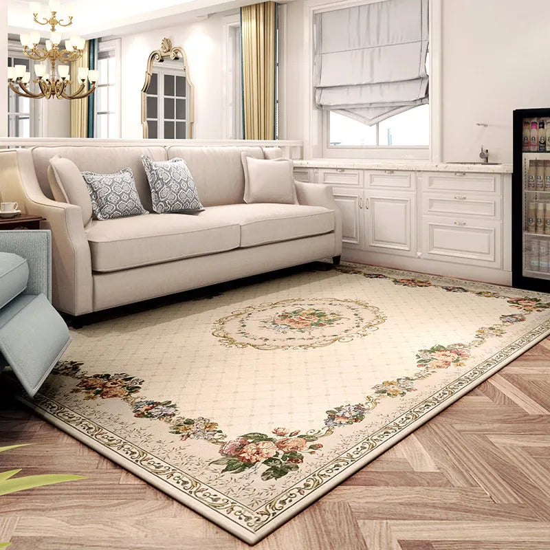 Europe Pastoral Carpets For Living Room Home Carpet Bedroom Sofa Coffee Table Floor Rug Rectangle Countryside Mat Study Area Rug