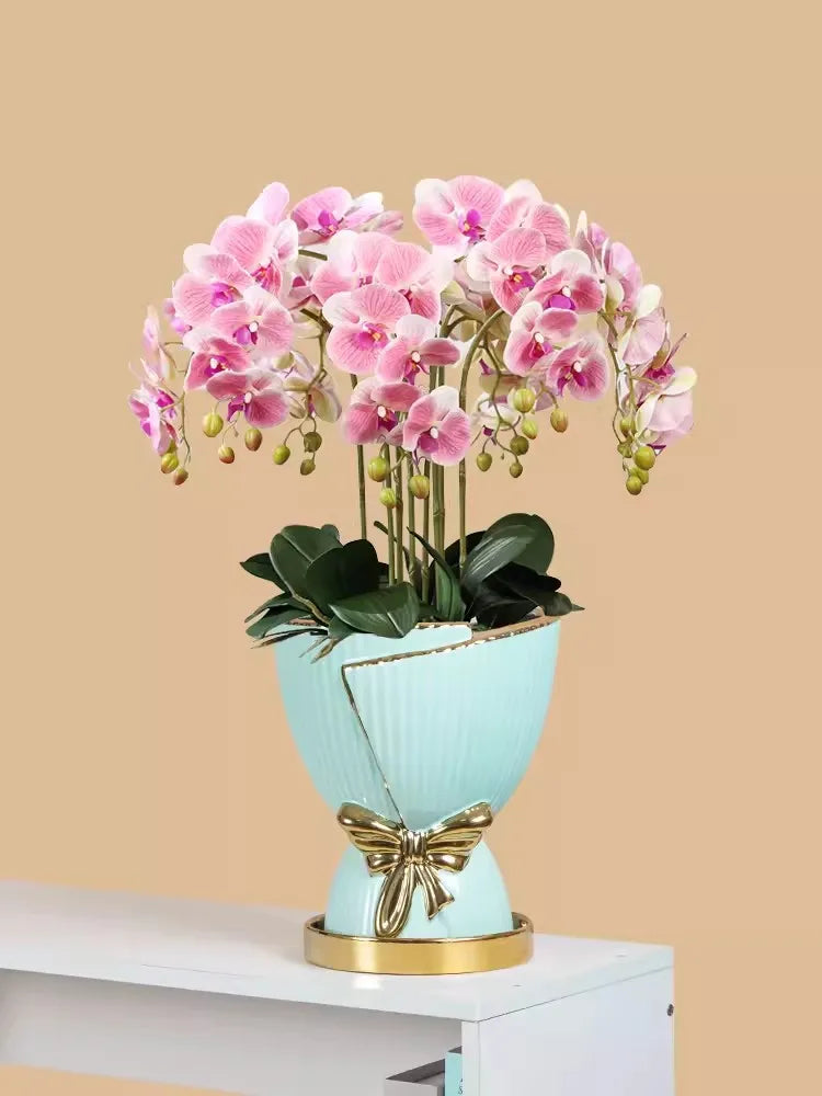 Nordic New Style Ceramic Vase Plants Bonsai Pots Home Decoration Creative Personality Tulip Large Pots