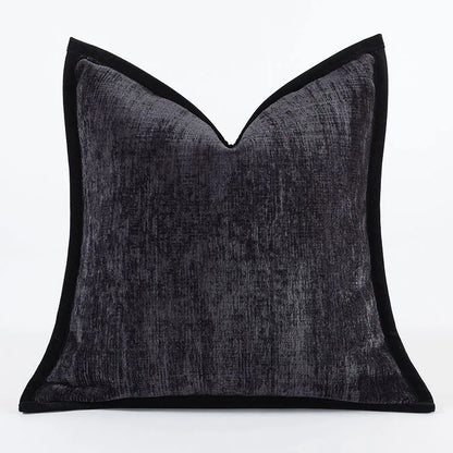 White Black Cushion Cover Jacquard Luxury Comfortable Pillow Covers Decorative for Sofa Chair Bed Home Room Decor Pillowcase