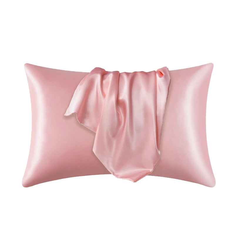 Pillowcase Silk Pillow Cover Silky Satin Hair Beauty Pillow case Comfortable Pillow Case Home Decor wholesale