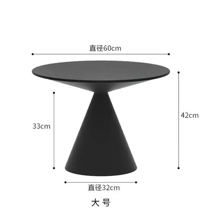 Round Metal Coffee Table - Modern Minimalist Design – view 7, modern home furniture
