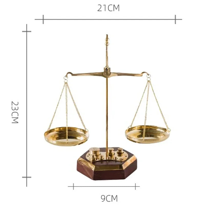Luxury Aesthetic Figurines Balance Modern Nordic Sculptures Vintage Office Figurine Desktop Ornament Sculpture Retro Home Decor