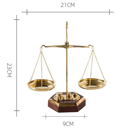 Luxury Aesthetic Figurines Balance Modern Nordic Sculptures Vintage Office Figurine Desktop Ornament Sculpture Retro Home Decor