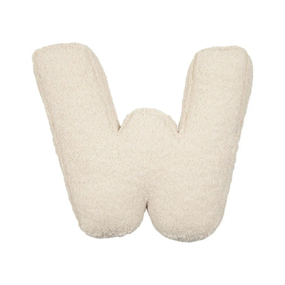 26 Lamb Wool Letter Children's Toy Bedroom Sofa Decoration Pillow Toddler Sleep Soothing Pillow Cushion Pillow Background Set