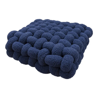Nordic INS Lamb Velvet Square Woven Chair Pad Sofa  Cuion Plu Pillow Decorative Bay Window Pad Office Area Coffee op