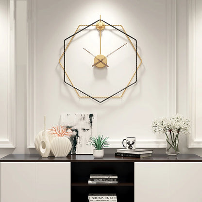 Nordic Luxury Large Wall Clocks New Modern Simple Living Room Kitchen Wall Clocks Creative Home Office Wall Decor Hanging Watche