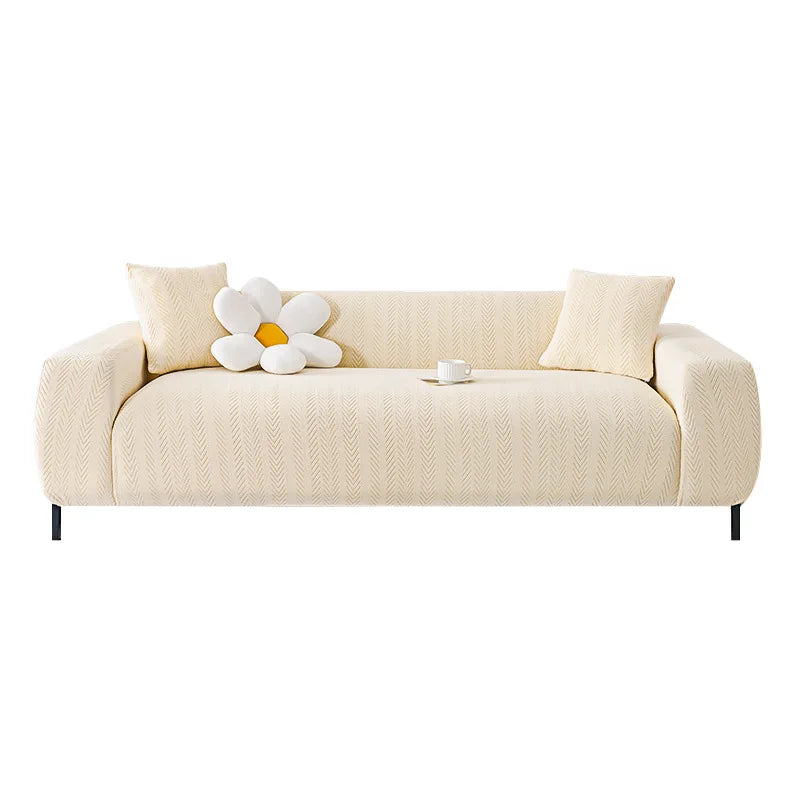 Cream-style Cat Scratch-resistant Elastic Sofa Cover Full Package All-season New Anti-slip Sofa Seat Cushion Sofa Covers