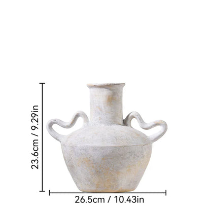 Ceramic vases, vintage vintage rough pottery art flower arrangement vases, home ornaments, earthenware jars