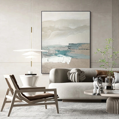 3DThick Texture Minimalist Huge Size 100% Handmade Abstract Oil Painting Canvas Wall Art For Living Room Decoration No Frame