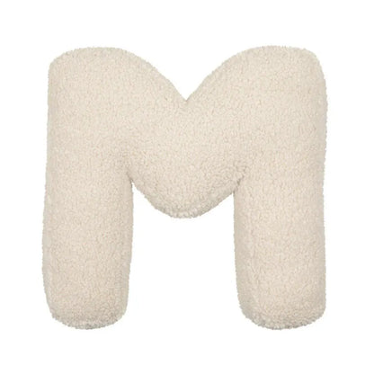 26 Lamb Wool Letter Children's Toy Bedroom Sofa Decoration Pillow Toddler Sleep Soothing Pillow Cushion Pillow Background Set