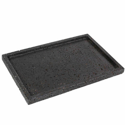 30x20x1.8CM Luxury Calacatta Viola Arabescato Natural Marble Stone Catchall Tray Carving Rectangular Storage Dish Home Decor