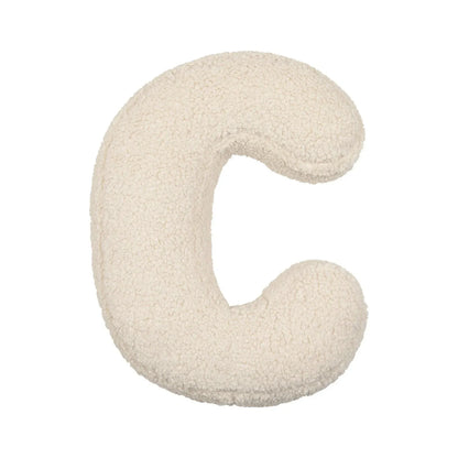 26 Lamb Wool Letter Children's Toy Bedroom Sofa Decoration Pillow Toddler Sleep Soothing Pillow Cushion Pillow Background Set