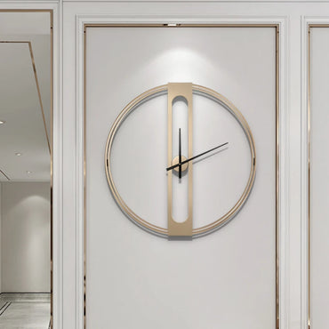 Nordic Wall Clocks Round Creative Personality Silent Elegant Wall Watch Large Simple Home Living Room Aesthetic Decorations