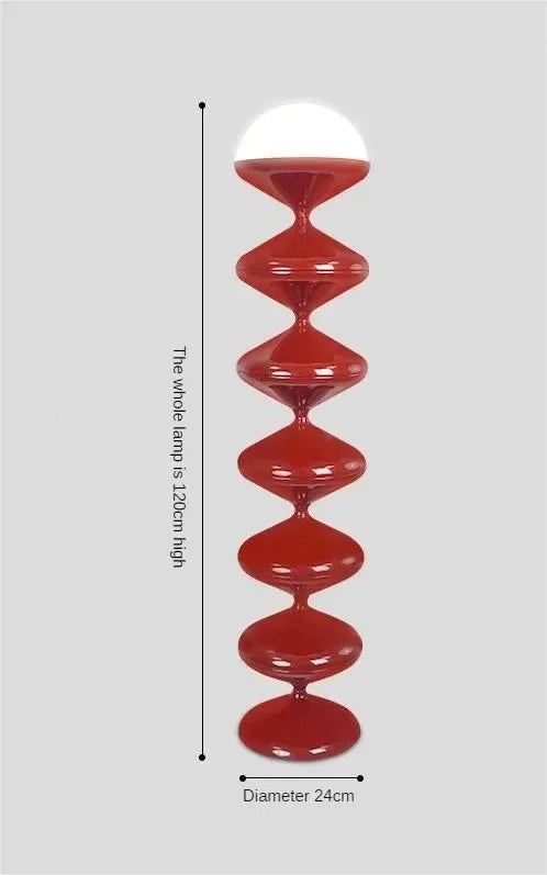 Stacked Gourd Floor Lamp LED Minimalist Stand Lamp Foyer Room Kitchen Lighting Indoor Home Decoration Living Room Tall Light