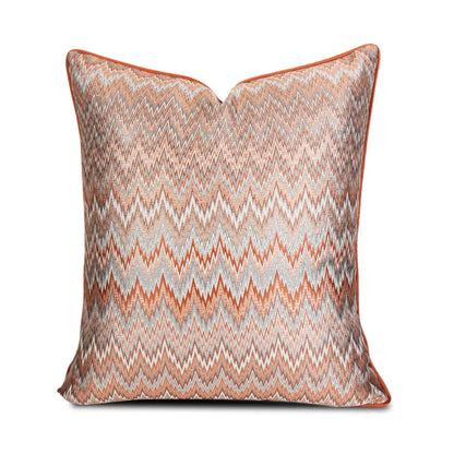 Design Luxury Sofa Cushion Cover Orange Red Geometric Pillow Covers for Home Hotel Sofa Decoration 30x50 45x45 50x50 60x60cm