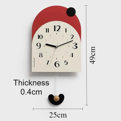 Modern Wall Clock Aesthetic Wall Watch Minimalist Elegant Decorative Living Room Clocks Interior Silent Luxury Pendulum Watches