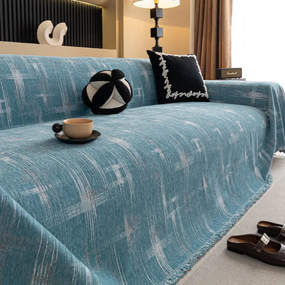 Camping Picnic Sofa Cover 2025 All-season Ethnic Style Cross Pattern Sofa Covers Throw Blanket Camping Mat housses de canapé