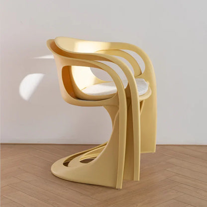 Nordic Curved Art Chair for Dining & Living – view 4, modern home furniture