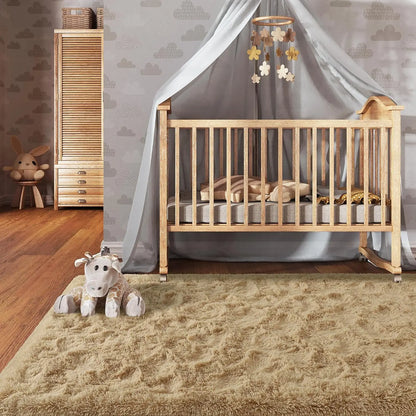 Silk Wool Carpet Living Room Plush Rug Bed Room Floor Fluffy Mats Non-slip Home Decor Soft Velvet Carpet Kids Room Blankets
