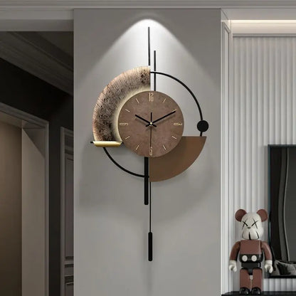 Home Decor Painting Wall Clock TV Background Wall Living Room Decoration Clock