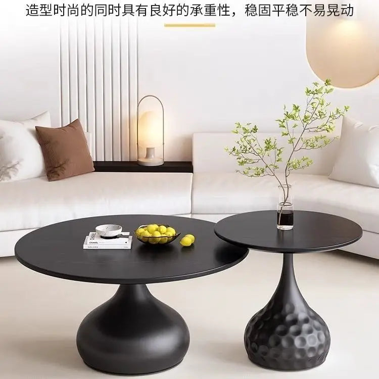 Nordic Solid Wood Coffee Table Set – view 6, modern home furniture