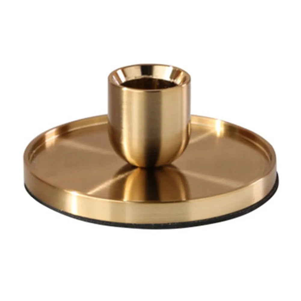 Golden Candle Holder Candlestick Decoration Crafts Table Wedding Home Decor Ornament Candlestick Candle Stand Decoration
