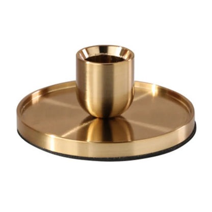 Golden Candle Holder Candlestick Decoration Crafts Table Wedding Home Decor Ornament Candlestick Candle Stand Decoration