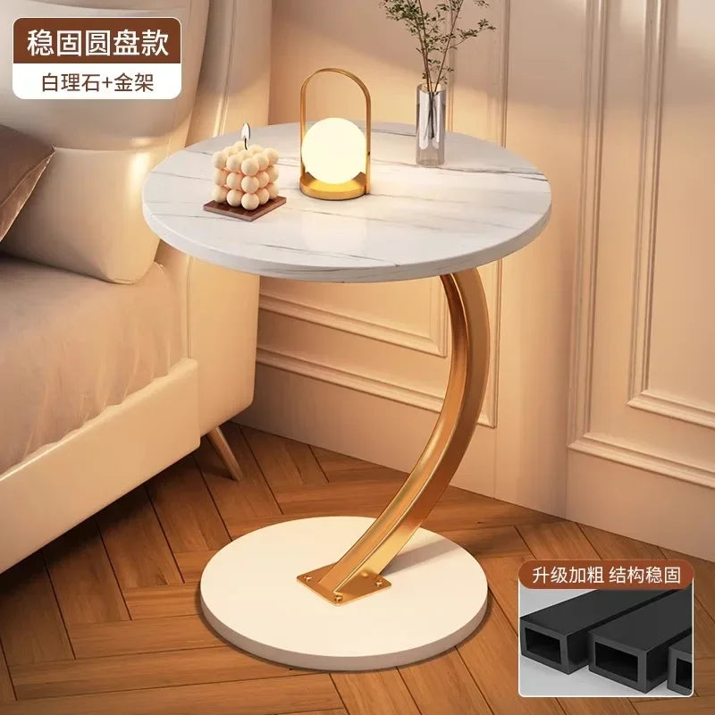 Space-Saving Round Coffee Table with Storage – view 20, modern home furniture
