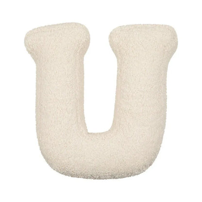 26 Lamb Wool Letter Children's Toy Bedroom Sofa Decoration Pillow Toddler Sleep Soothing Pillow Cushion Pillow Background Set