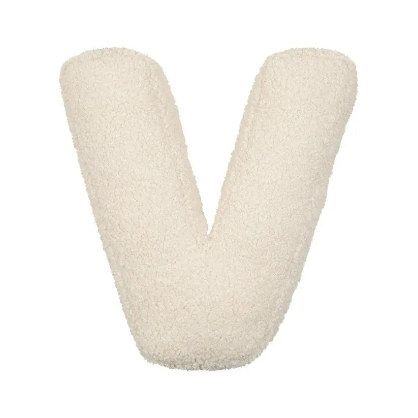 26 Lamb Wool Letter Children's Toy Bedroom Sofa Decoration Pillow Toddler Sleep Soothing Pillow Cushion Pillow Background Set