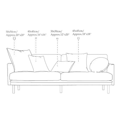 Design Luxury Jacquard Cushion Cover Geometric Plaid Pillow Cover for Home Hotel Sofa Bedroom Decoration 30x50 45x45 50x50 60x60