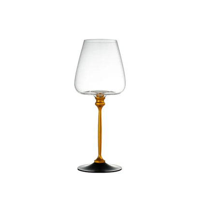 Advanced Clear Rotating Glass Wine Glasses 500ml Thickened Base Crystal Goblet Ergonomic Holder Wine Decanter Glass Cup Whiskey