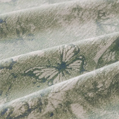 Autumn Universal Chenille Sofa Cover French Ruffled Edge Creamy Mats Aesthetic Flower Printed Anti-Slip Patchwork Couch Cushion