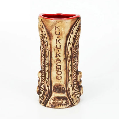 400ml Tiki Mugs Cocktail Cup Beer Wine Mug Ceramic Tiki Mugs Art Crafts Creative Hawaii Mugs