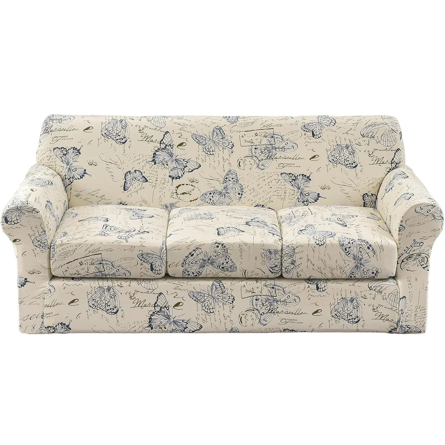 Stretch Couch Slip covers Separate Cushion Sofa Cover 1/2/3 Seater Washable Printed Sofa Furniture Cover For Living Room