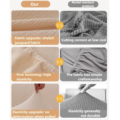 1pcs Simple Solid Chenille Sofa Cushion 4 Season Universal Integrated Elastic Non Slip All Inclusive Couch Cover Mat