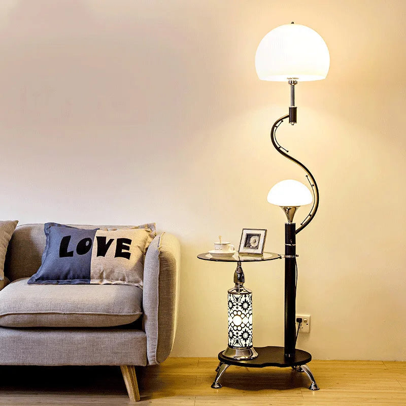 Nordic Modern Floor Lamp Led Flower Tea Table Floor Lamps For Living Room Bedroom Study Desk Lamp Home Decor Standing Lights E27