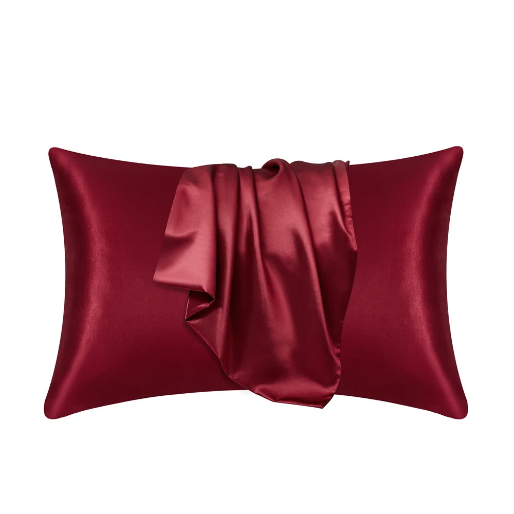 Pillowcase Silk Pillow Cover Silky Satin Hair Beauty Pillow case Comfortable Pillow Case Home Decor wholesale